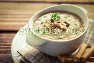 Грибной суп из сушеных грибов — рецепт